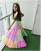 Checked Choli + Ghaghra Set